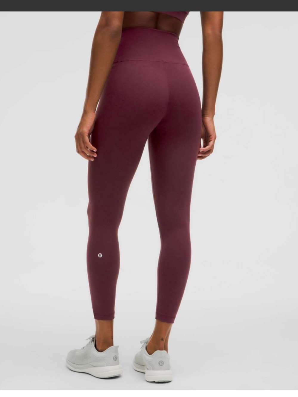 Lululemon Wunder Train High-Rise‎ Tight 25" Garnet
